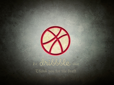 Dribbble 1st background dark debut dribbble grunge