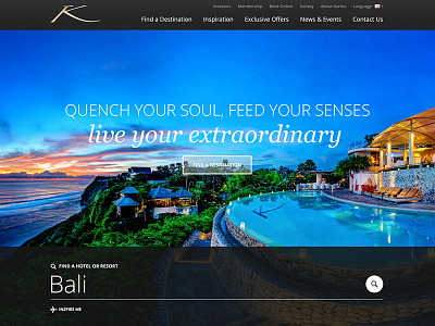 Hotel Group Concept responsive web design web development