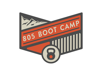 805 Boot Camp Logo branding fitness logo outdoors