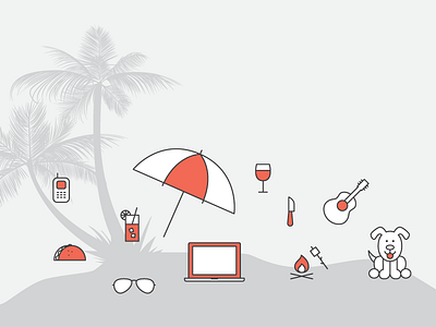 Island icon illustration island mobile innovation lab