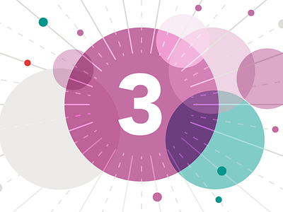 3 avenir black circles geometrical illustration tansparency vector based