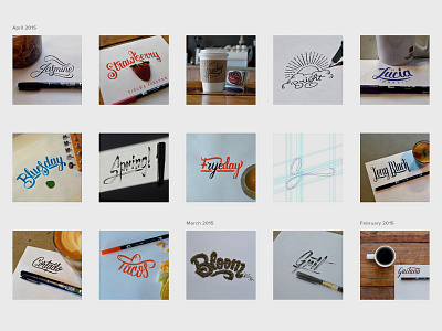 Instagram Page hand lettering instagram lettering social media