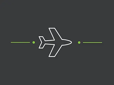 Plane clean clear color design flat plane simple