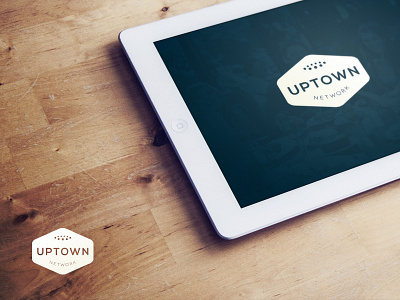 Uptown Network - Logo app branding food icon ios logo network wine