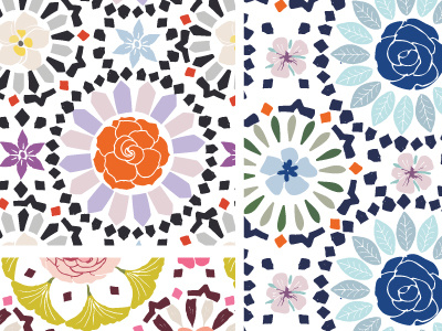 Kaleidoscopic Nature kaleidoscopic nature pattern