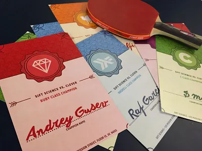 Y-Combinator Ping Pong Tournament certificate ping pong programming tournament