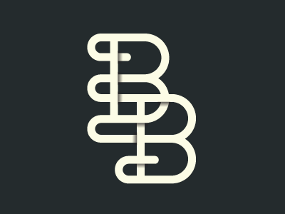 Gettin' weird w a monogram logotype monogram type