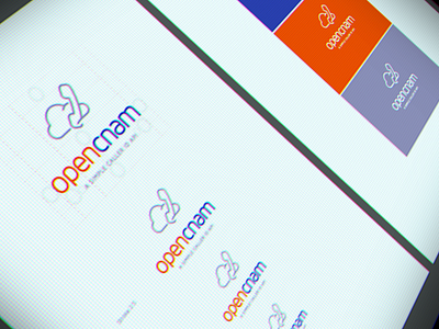 Logo redesign. Brand guidelines logo progress redesign under construction