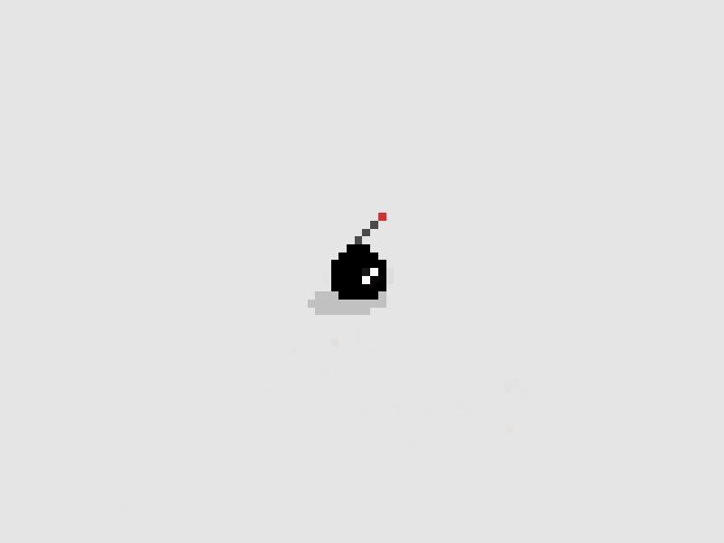Pixel bomb 8bit bomb explosion pixel retro vfx