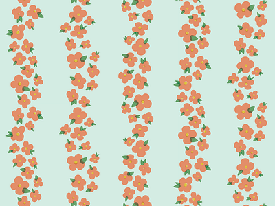 017/100 100daysofpatterndesign flowers pattern repeat surface design vector