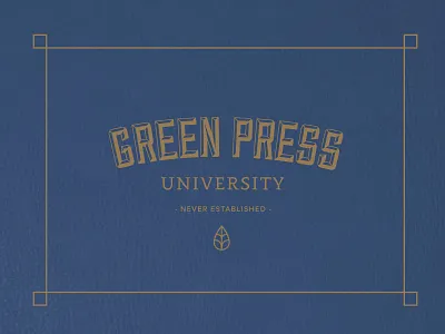 Green Press University blue brand cold fancy flux green greenpress juice logo press pressed