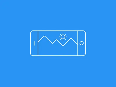 Landscape landscape phone sun