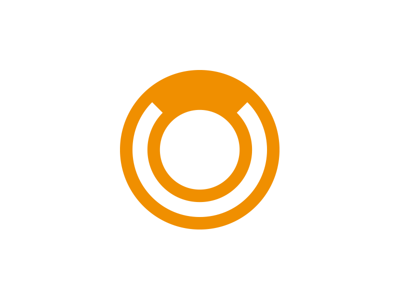 Spinner circle gif orange spinner