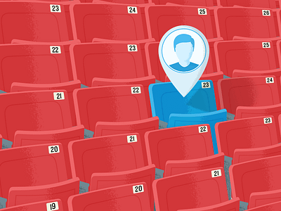 Check in to Your Seat arena bleachers fanpics seats sports stadium stands user venue