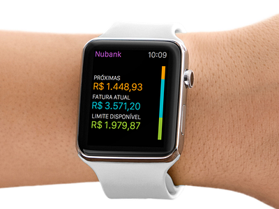 Nubank Apple Watch - App app apple apple watch bank credit card finance mobile nubank watch watchapp wearable