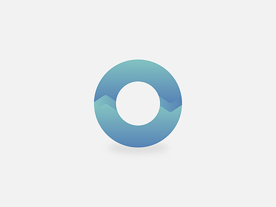 Octovis Mark brand flat gradient logo mark octovis