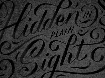 Keep it Hid black brush cursive hand lettering lettering rough script texture