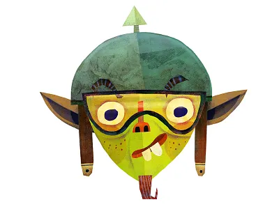 Geeky Elf Tank Commander draw something illustration