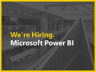 We're Hiring! apply career hire hiring job microsoft new powerbi redmond seattle washington