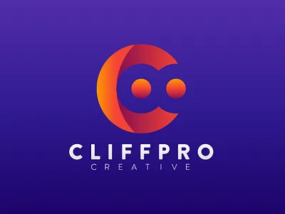 CC Color Experiments: 01 color gradients logo orange purple red
