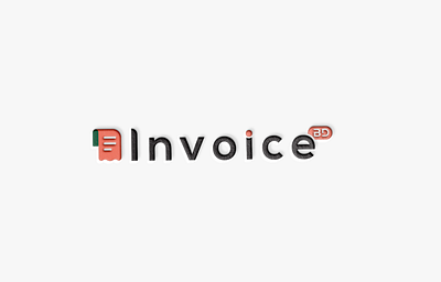 Invoice BD Logo Design branding graphic design illustration logo vector