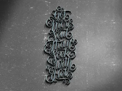 Got More Soul... calligraphy lettering mfdoom script