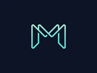 MM double logo m mark mm monogram type