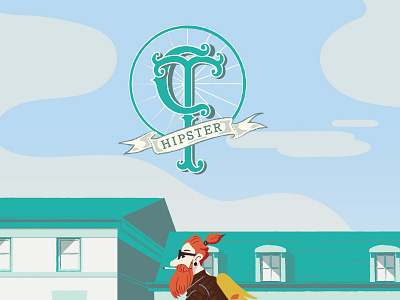 Cycle Types - Hipster bicycle cycle types illustration type typography