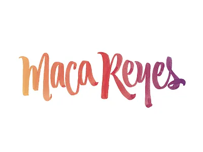 Maca Reyes / Logo calligraphy version caligrafia chile concepcion handlettering letterheadtype lettering music santiago typenerd typography