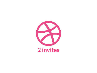 2 dribbble invites design designer dribbble invites