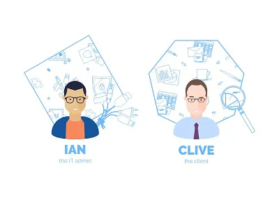 ppl applied flat illustration linear