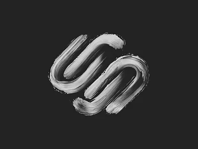 Squrespace - Build it Beautiful - B/W abstract brandidentity branding color colorful illustration keyart logo logotype paint squarespace visual