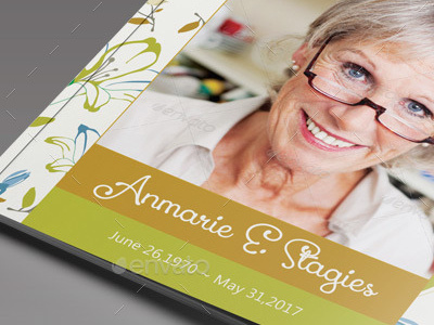 We Will Miss You Funeral Program Template in memory of loswl memorial cards memorial service memorial service program mother obituary order of service program for funeral program templates remembrance booklet square booklet