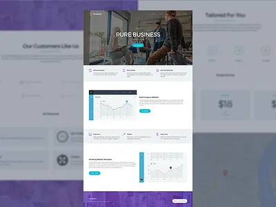WIP - Framer corporate page clean design flat landing layout minimal modern ui ux web web design website