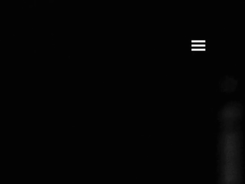 FEDERLIGHT hamburger transition animate animation black close federlight hamburger navigation redesign transition web website white