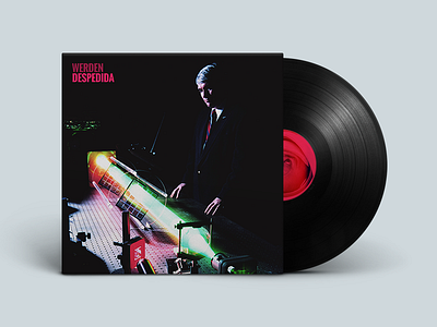 Werden's Despedida album cover album cover despedida indie lp mockup music print vinyl werden