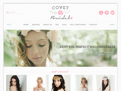 (CB) Shopify Web Design awaken design company design ecommerce elegant pretty shopify simple web web design webdesign website wedding