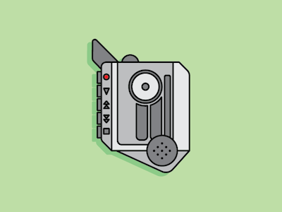 Talkboy graphic design home alone icon mark tech vector