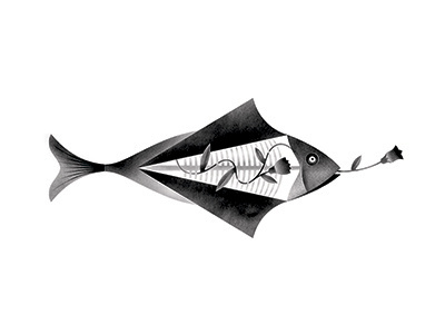 125 bones fish flowers
