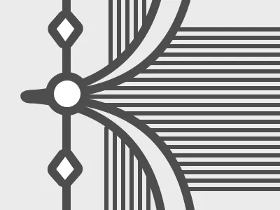 Lines and lines 2d flat design illustration lines linework pattern zoom