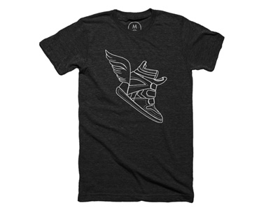 T Shirt Flyhigh cotton bureau fly high shoe t shirt tee
