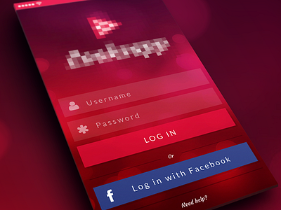 Lapp app desing launch login ui