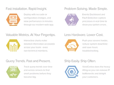 flat icons charts cloud event flat graph icons query server