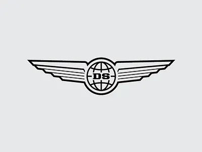 Deadstock Worldwide apparel embroidery globe icon logo wings world