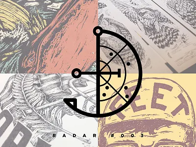 Radar #003 - Nathan Yoder 40fathoms art cottonrag giclee gicleeprint highquality illustrator poster posters print printed prints