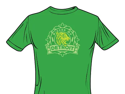 Tiger Crest T detroitgraffiti piecesofdetroit