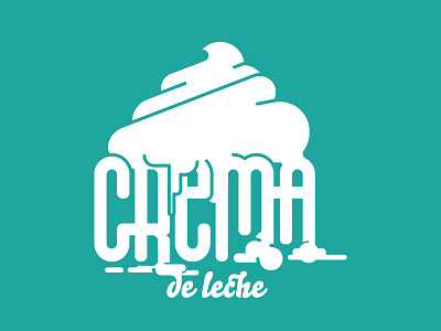 Crema logo logo script type typography