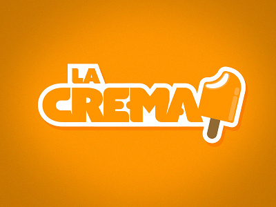 Popsicles cream orange popsicle