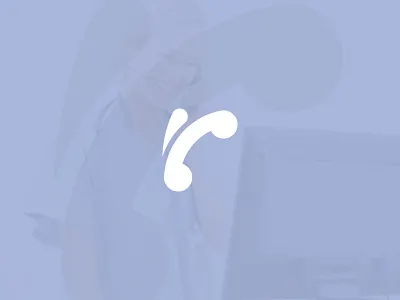 Diagnosing? branding clean doctor logo on call phone r