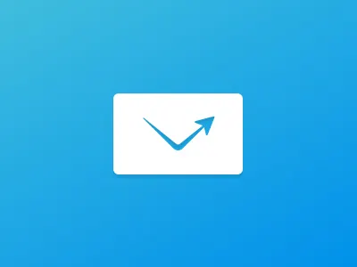 V email business edm email icon logo marketing template